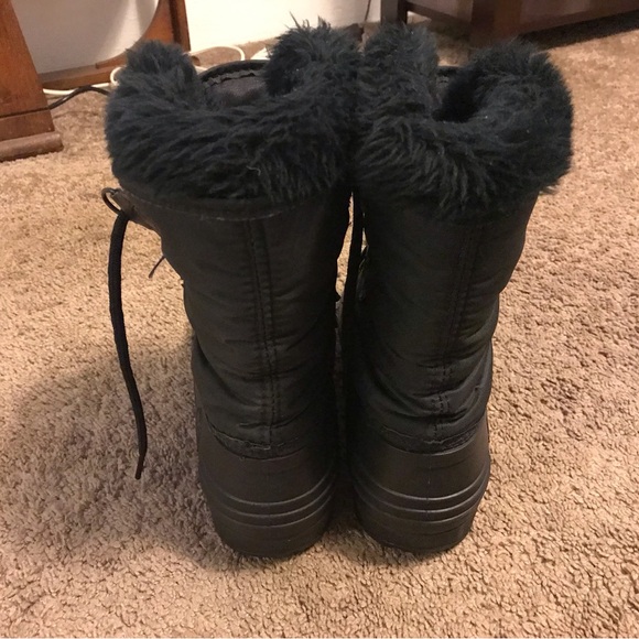 Women's  Sorel Black Winter Boots - Picture 6 of 9